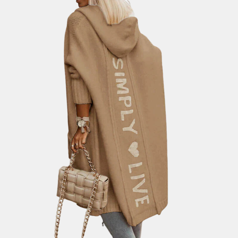 Aria | Long Hooded Cardigan