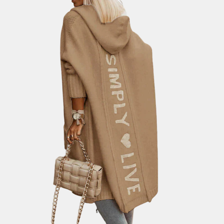 Aria | Long Hooded Cardigan