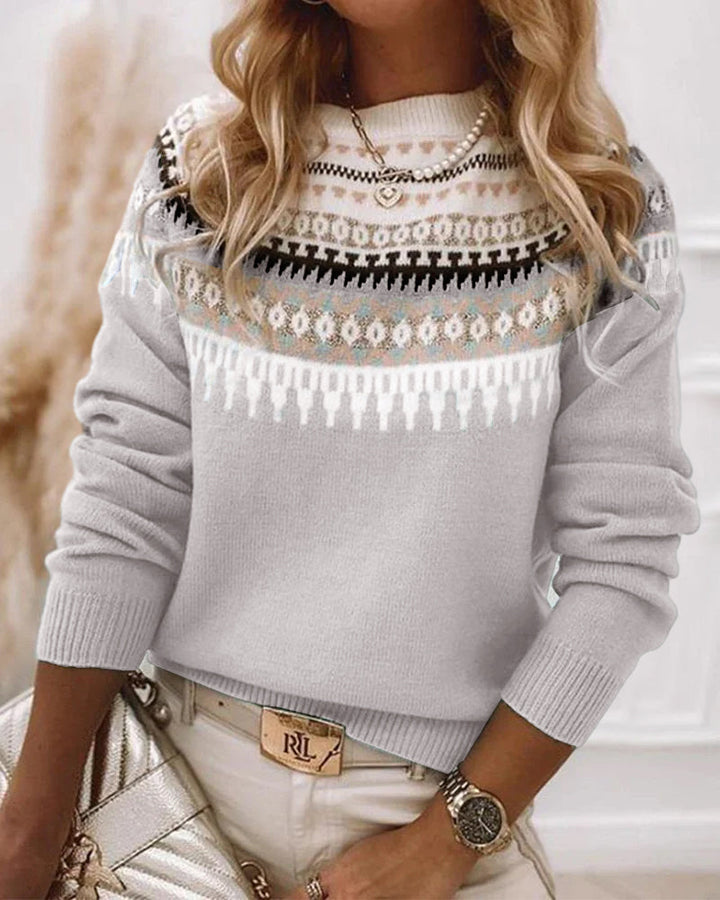 Amiee - Casual Round Neck Loose Sweater