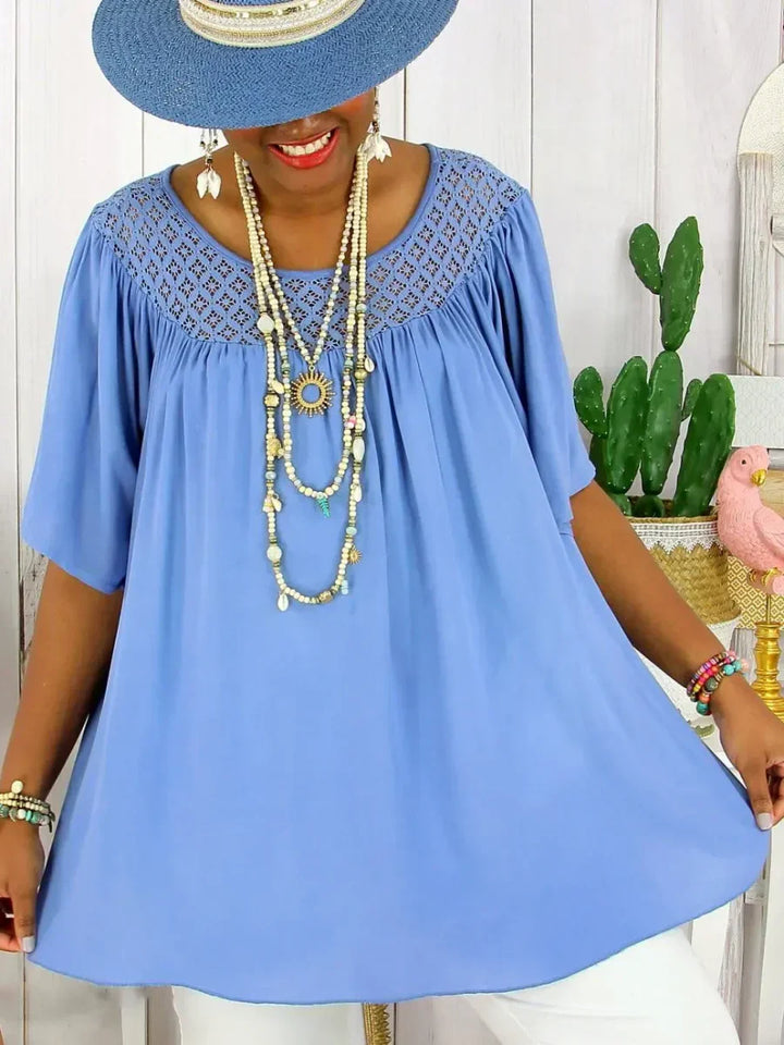 HILDA |  SHORT-SLEEVED SUMMER BLOUSE