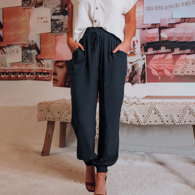KALEA | CHIC DRAWSTRING PANTS
