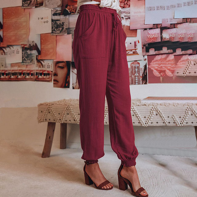 KALEA | CHIC DRAWSTRING PANTS