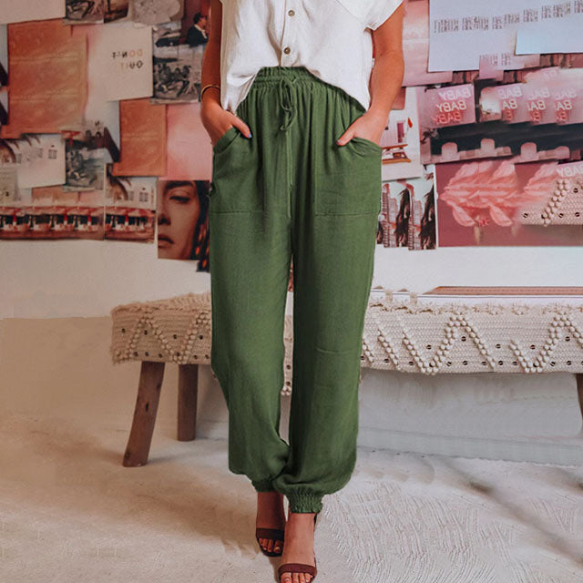 KALEA | CHIC DRAWSTRING PANTS