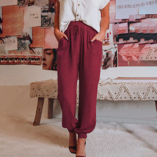 KALEA | CHIC DRAWSTRING PANTS