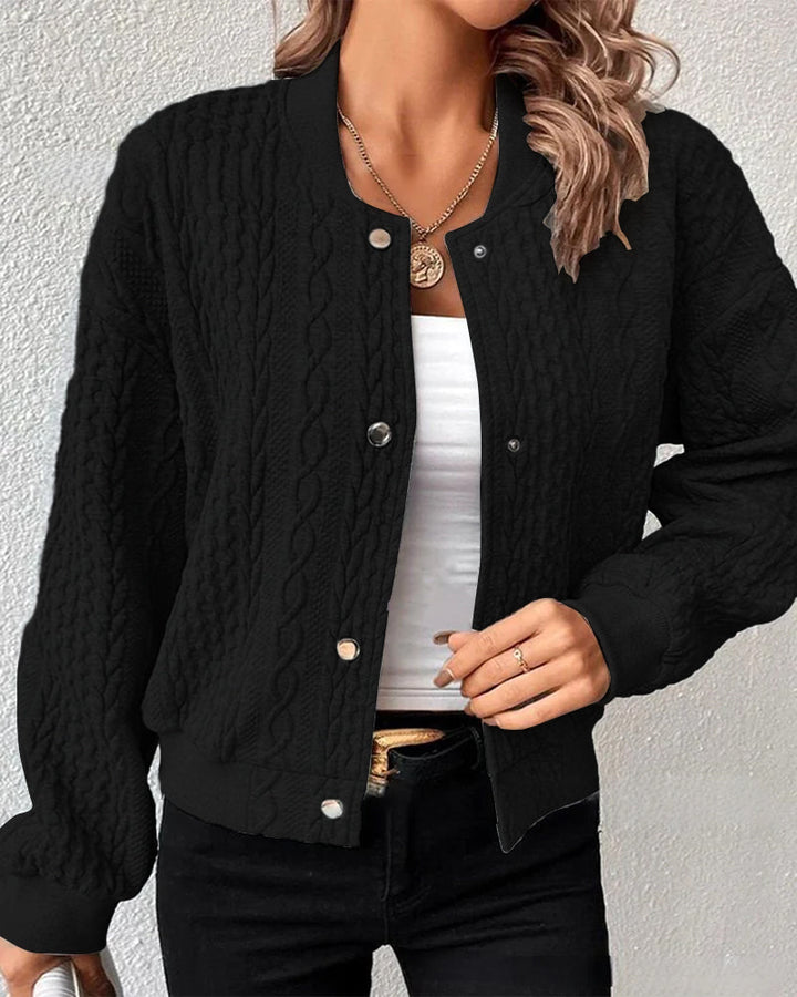Alora - Comfortable Buttoned Sweater