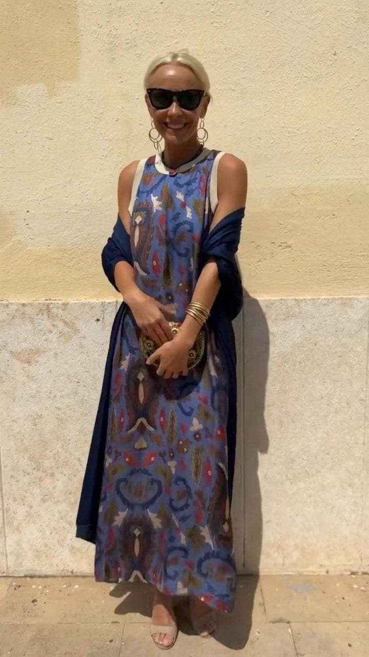 Marlowe | Elegant long dress with matching shawl