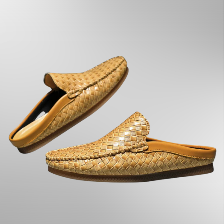 Davorin | Men’s Woven Leather Blend Loafers