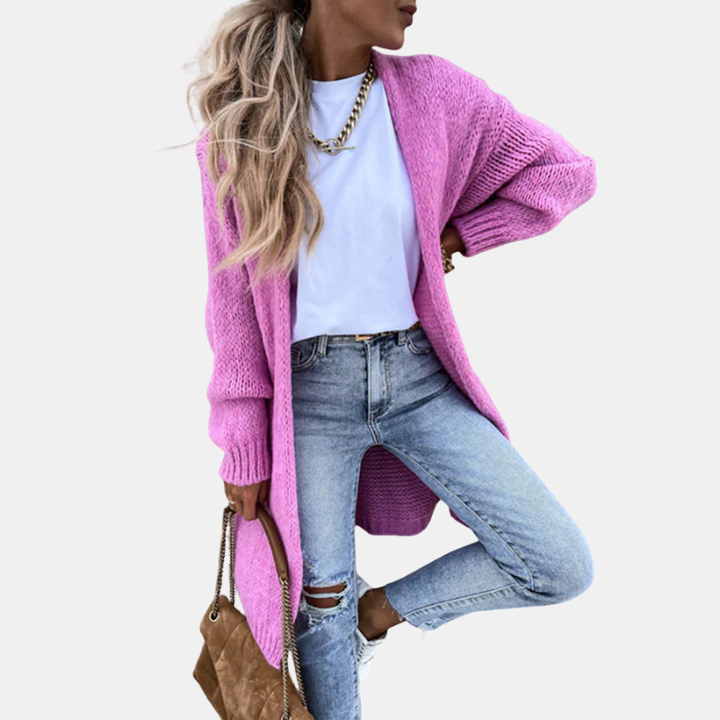 Thea | Classic Long Cardigan