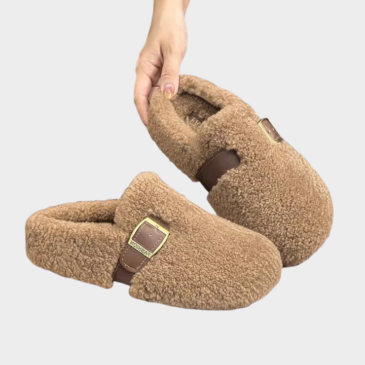 Elara | Warm Fluffy Loafers