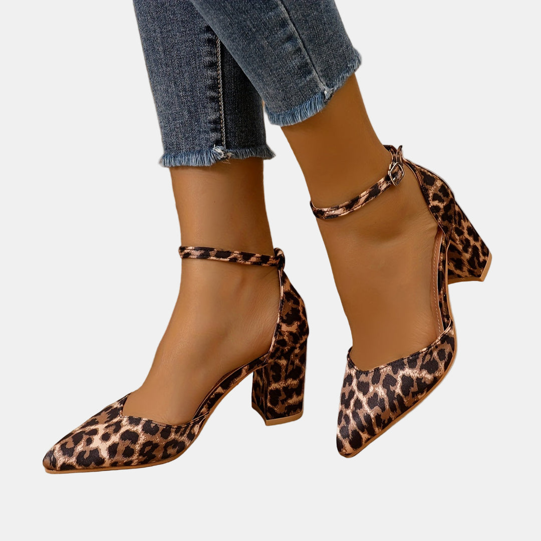 Rivienne | Leopard Chic Block Heels