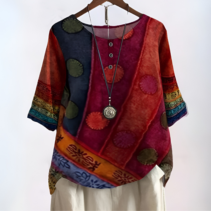 BEA | LOOSE BOHEMIAN BLOUSE.