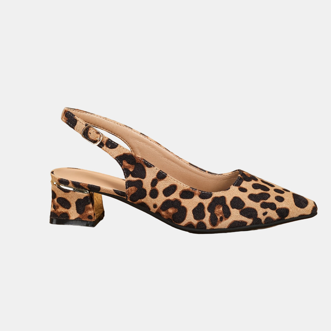 Liora | Luxe Leopard Slingbacks