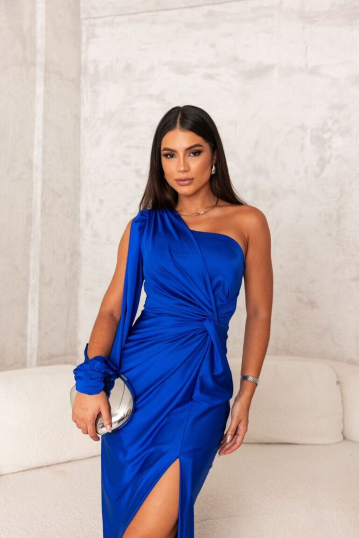 MARGA | ONE SHOULDER MAXI DRESS
