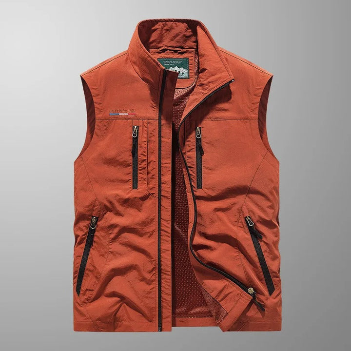 TOPHER | MULTI-POCKKET SLEEVELESS VEST