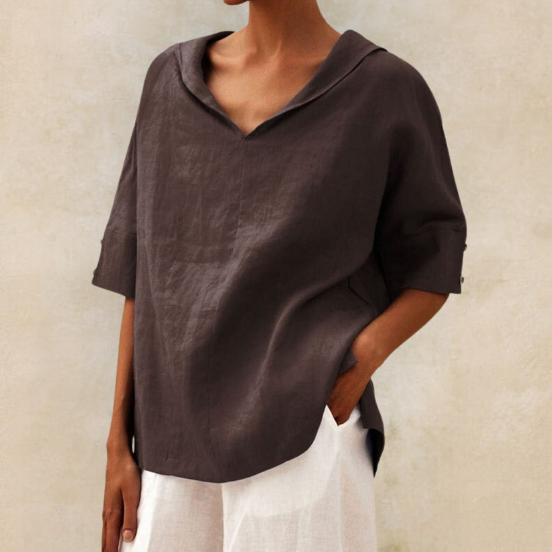MIYA |  BREATHABLE LOOSE BLOUSE
