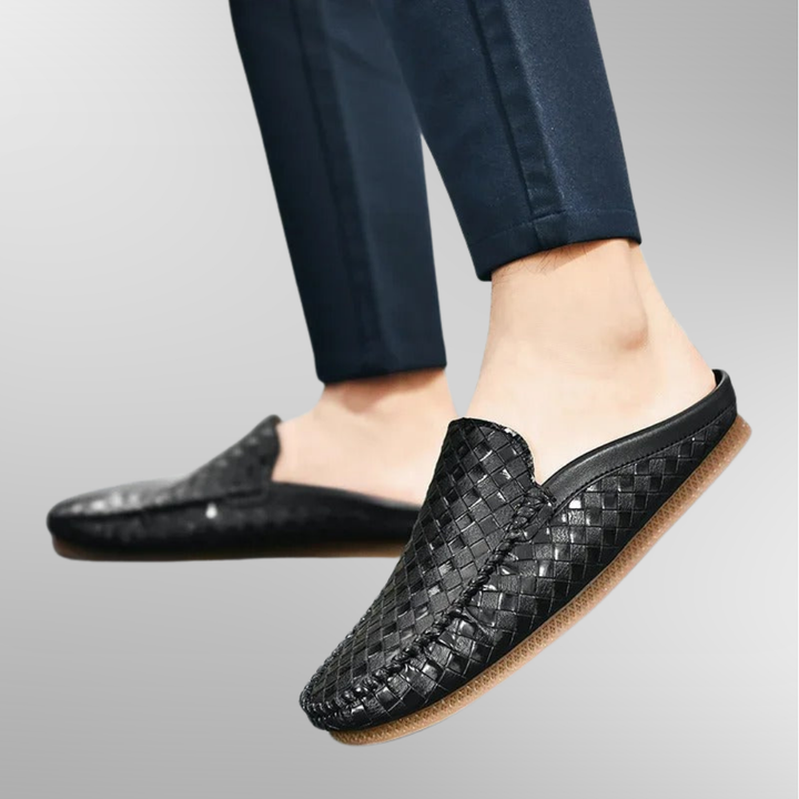 Davorin | Men’s Woven Leather Blend Loafers