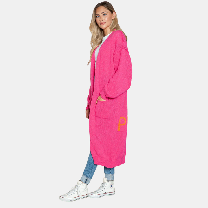Freya | Oversized Knitted Long Cardigan
