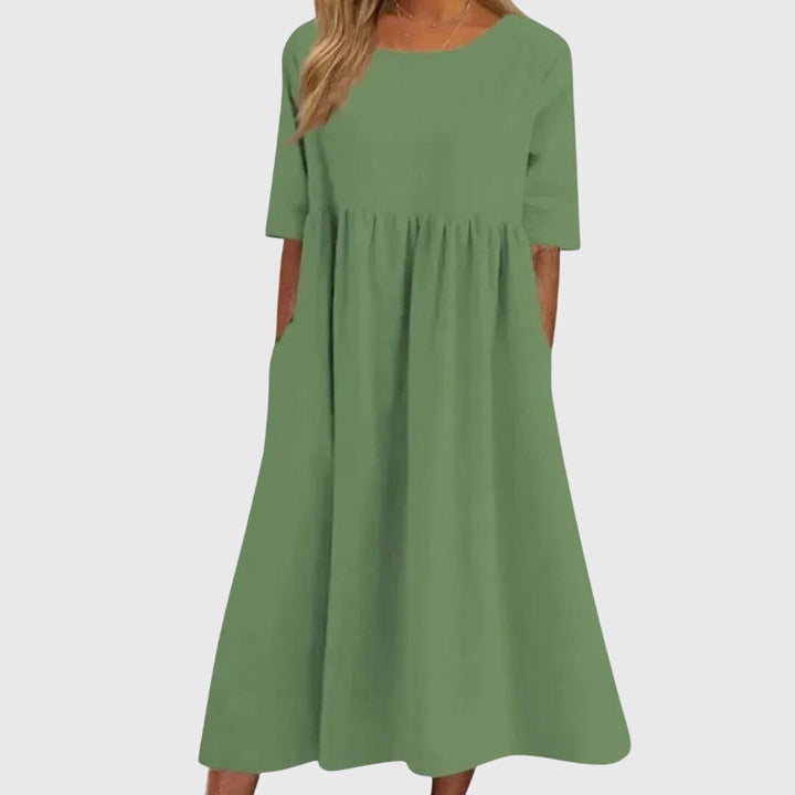 Ariana | Elegant Short-Sleeved Dress