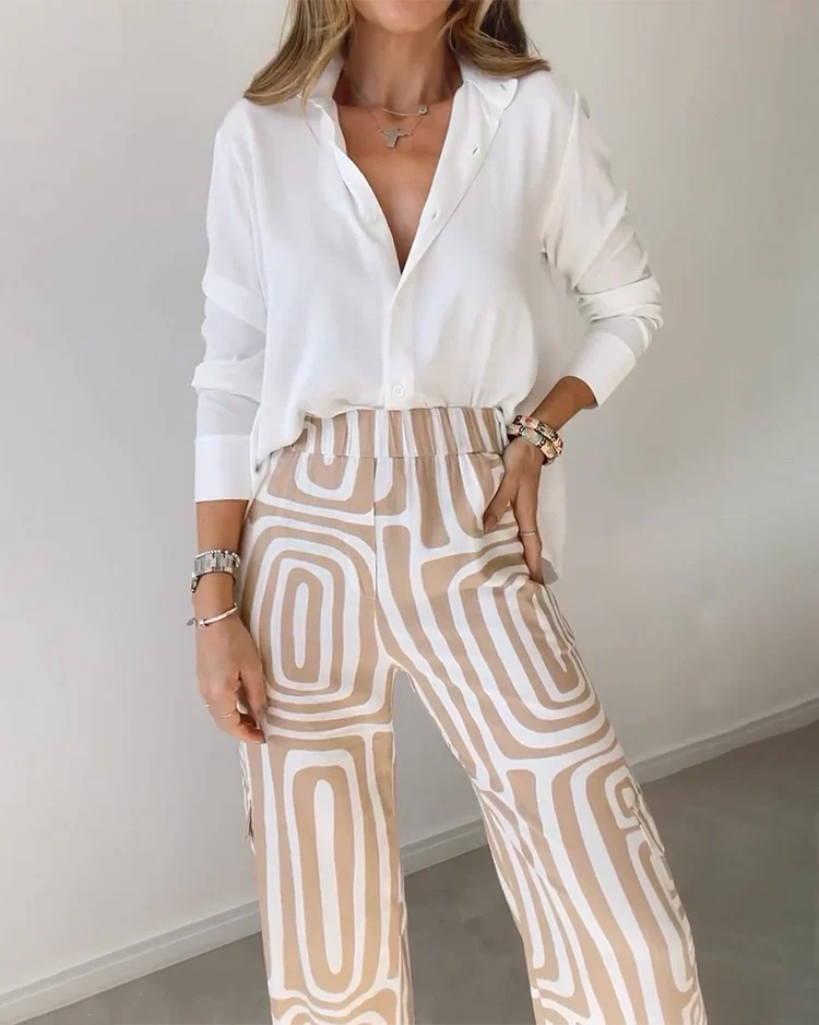 LIORA |  ELEGANT BELTED TWO PIECE SET