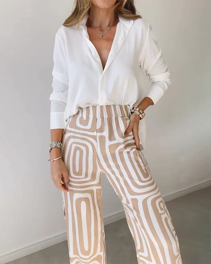 LIORA |  ELEGANT BELTED TWO PIECE SET