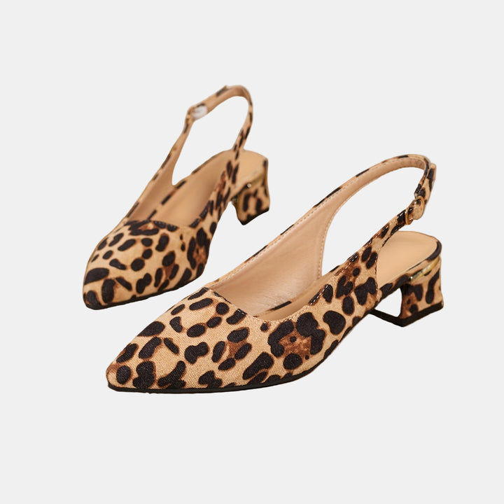 Liora | Luxe Leopard Slingbacks