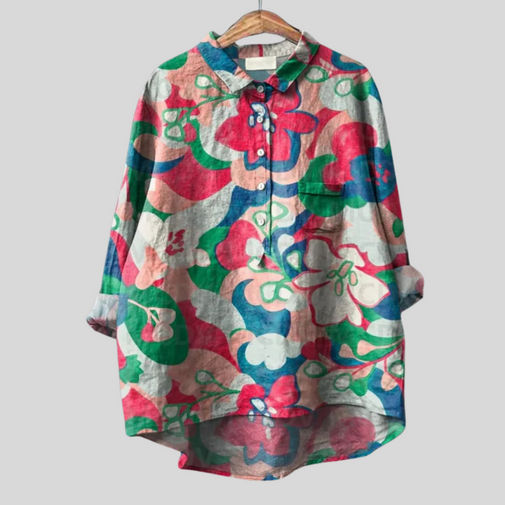 INDRA | VINTAGE FLORAL BLOUSE