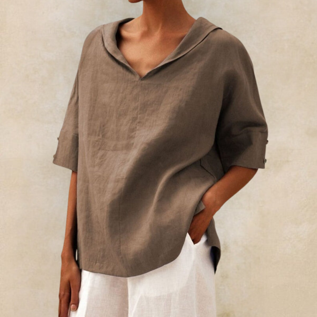 MIYA |  BREATHABLE LOOSE BLOUSE