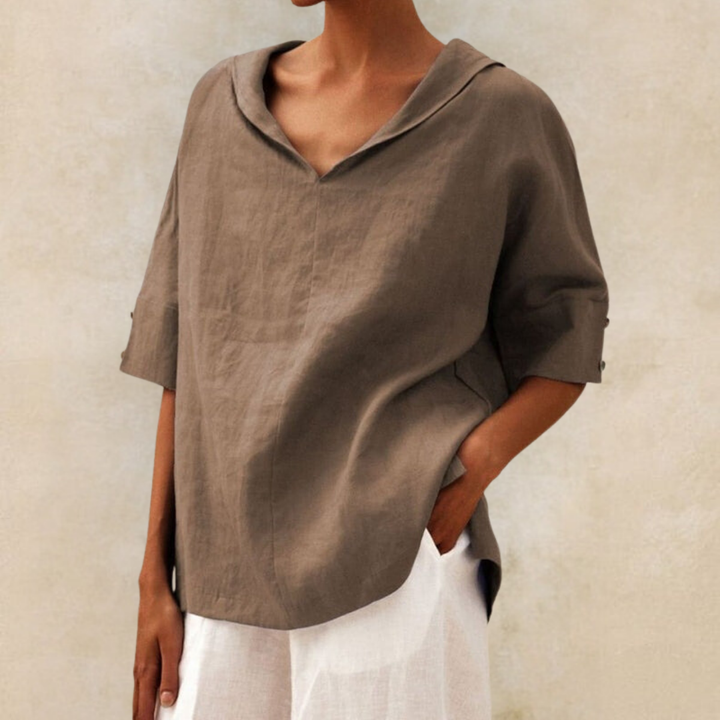 MIYA |  BREATHABLE LOOSE BLOUSE