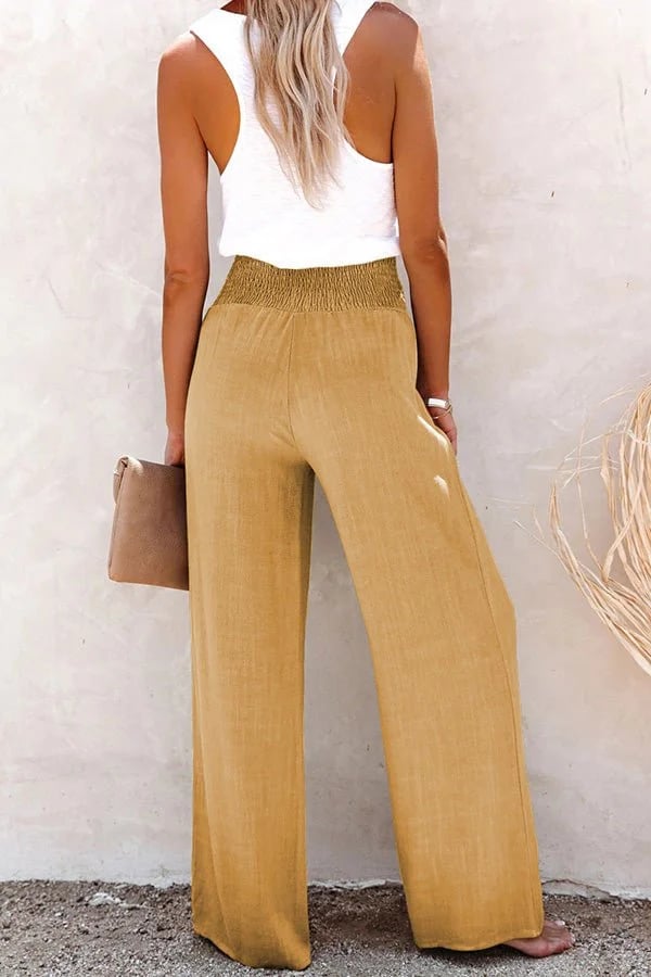 RHONA | COMFORTABLE HIGH-WAIST PANTS