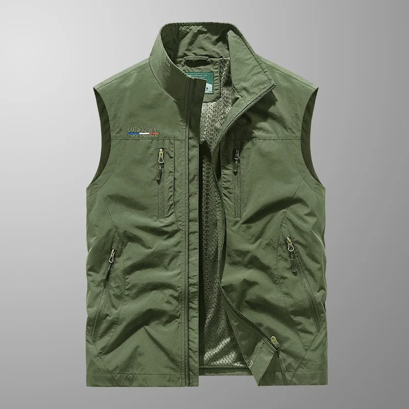 TOPHER | MULTI-POCKKET SLEEVELESS VEST