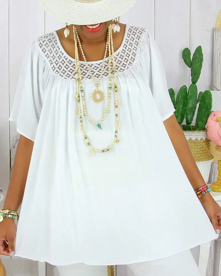 HILDA |  SHORT-SLEEVED SUMMER BLOUSE