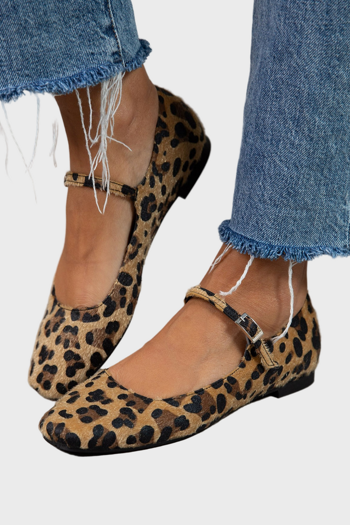 Veda | Strapped Ballet Flats