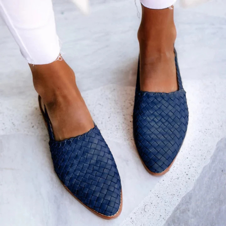 NATALIE | STYLISH WOVEN STLE SANDALS