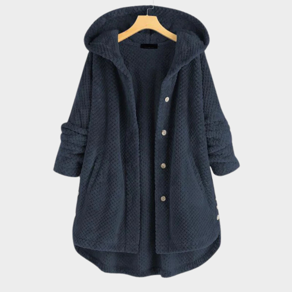 Cindy | Timeless Hooded Fleece Coat