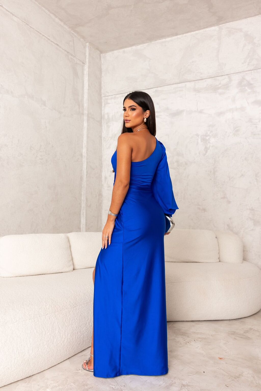 MARGA | ONE SHOULDER MAXI DRESS