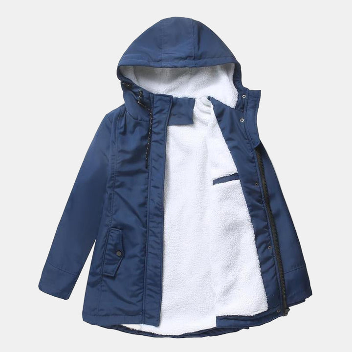 Mariel | Quilted Lining Hooded Coat