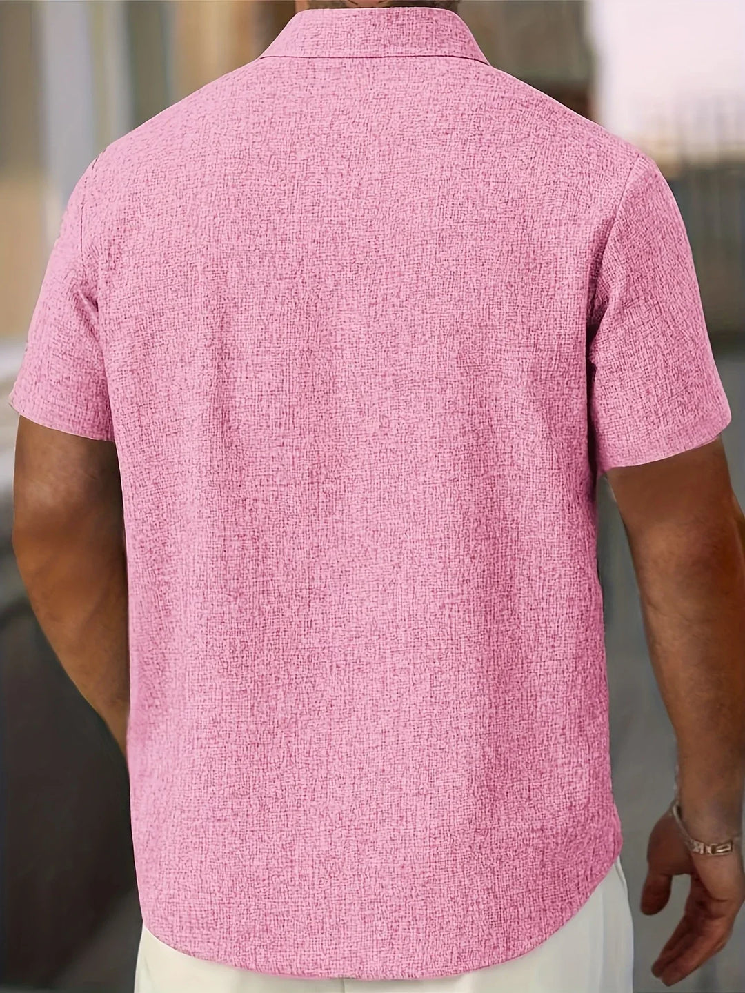 ELEAZAR | CLASSIC LINEN BUTTONED SHIRT