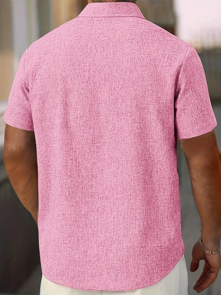 ELEAZAR | CLASSIC LINEN BUTTONED SHIRT