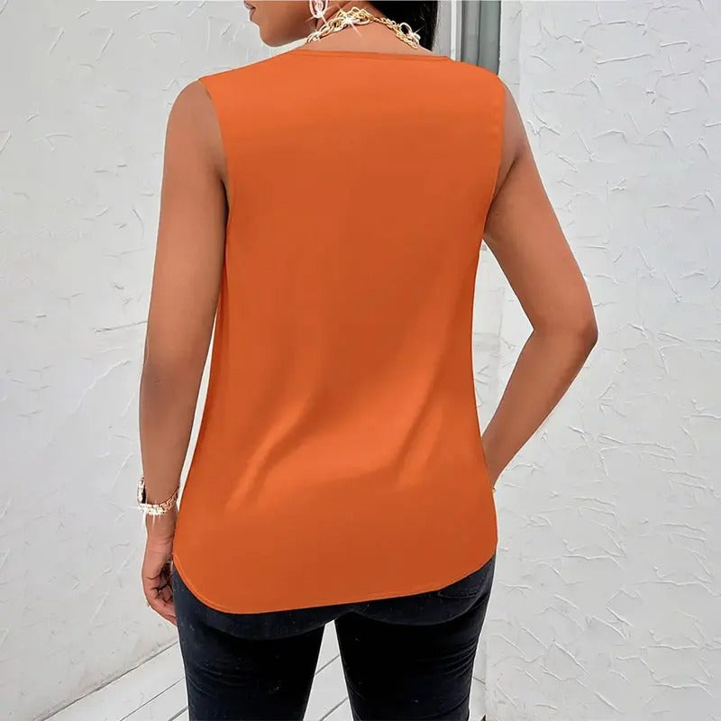 BRITTANY | ELEGANT SATIN TOP