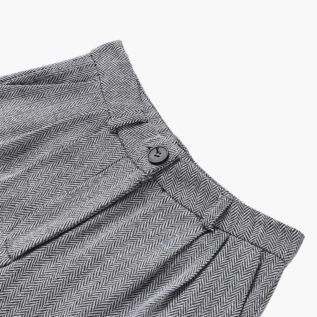 IVORY | ELEGANT FISHBONE PATTERN 3-PIECE SET