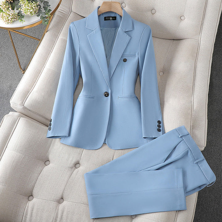 PALMER | ELEGANT WOMEN'S SINGLE-BUTTON BLAZER AND PANTS SET