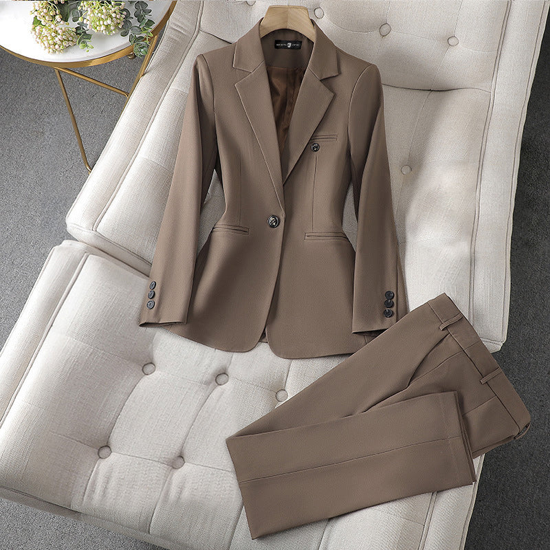 PALMER | ELEGANT WOMEN'S SINGLE-BUTTON BLAZER AND PANTS SET