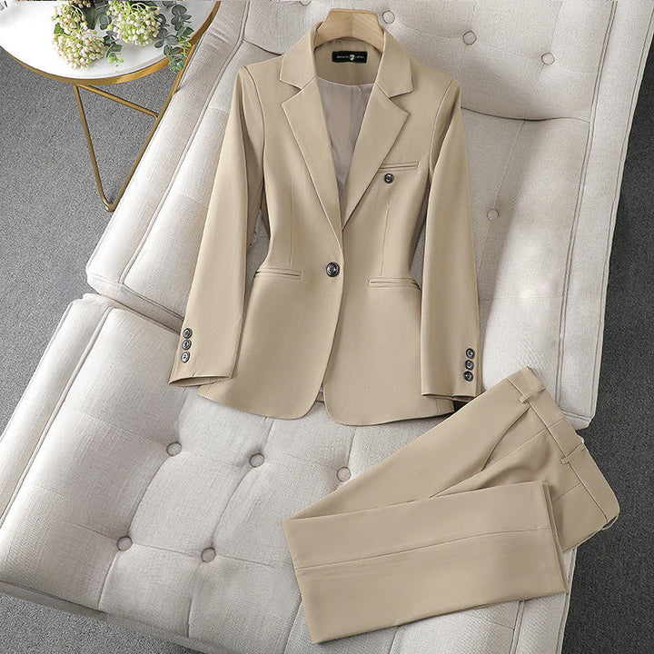 PALMER | ELEGANT WOMEN'S SINGLE-BUTTON BLAZER AND PANTS SET