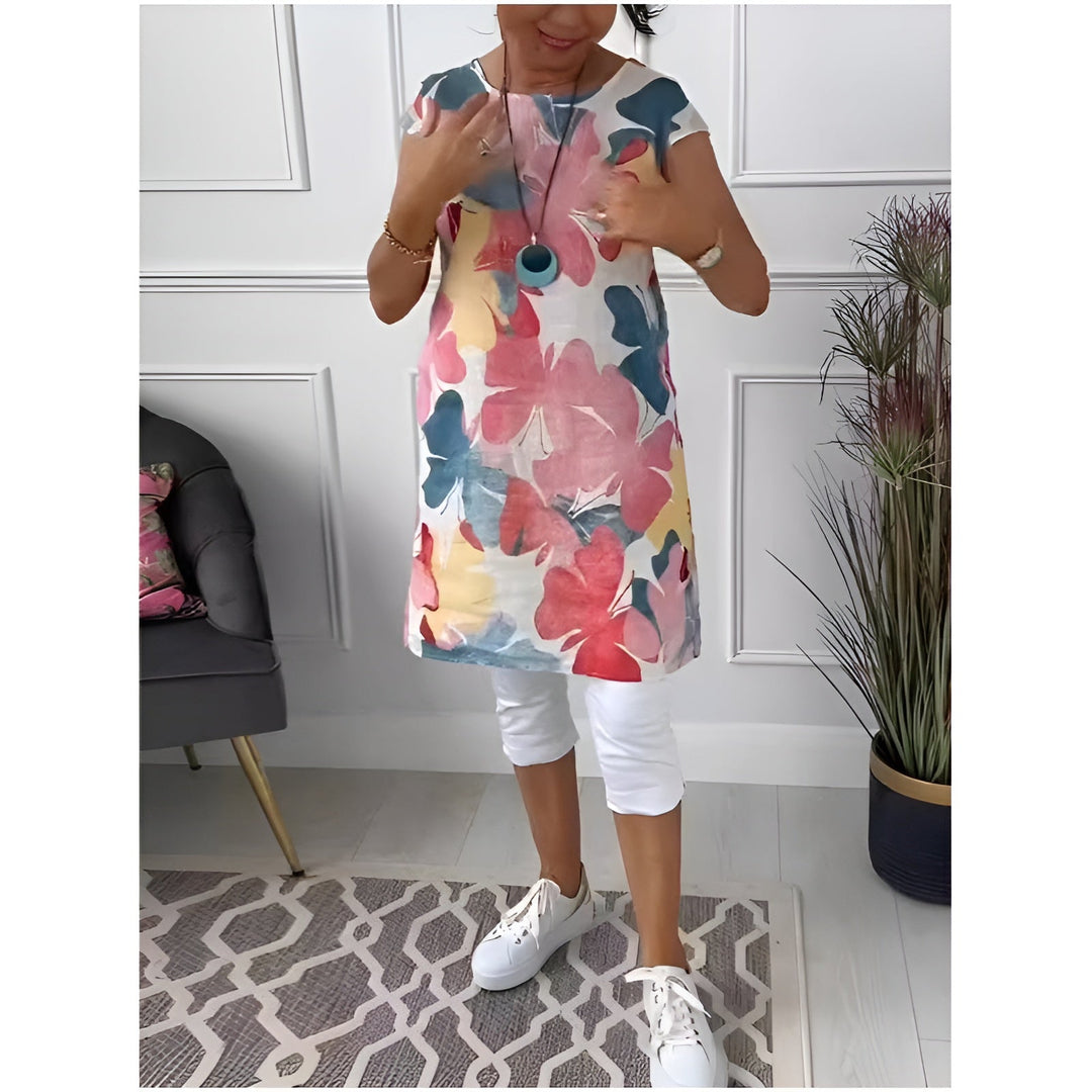 LINDA | BLOOM TUNIC DRESS
