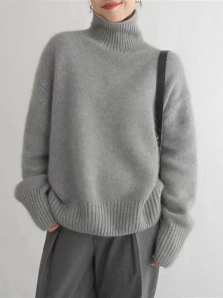 LOUISE | Cashmere Turtleneck Sweater