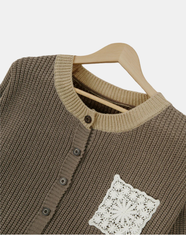 Evangeline | Knit Pocket Cardigan