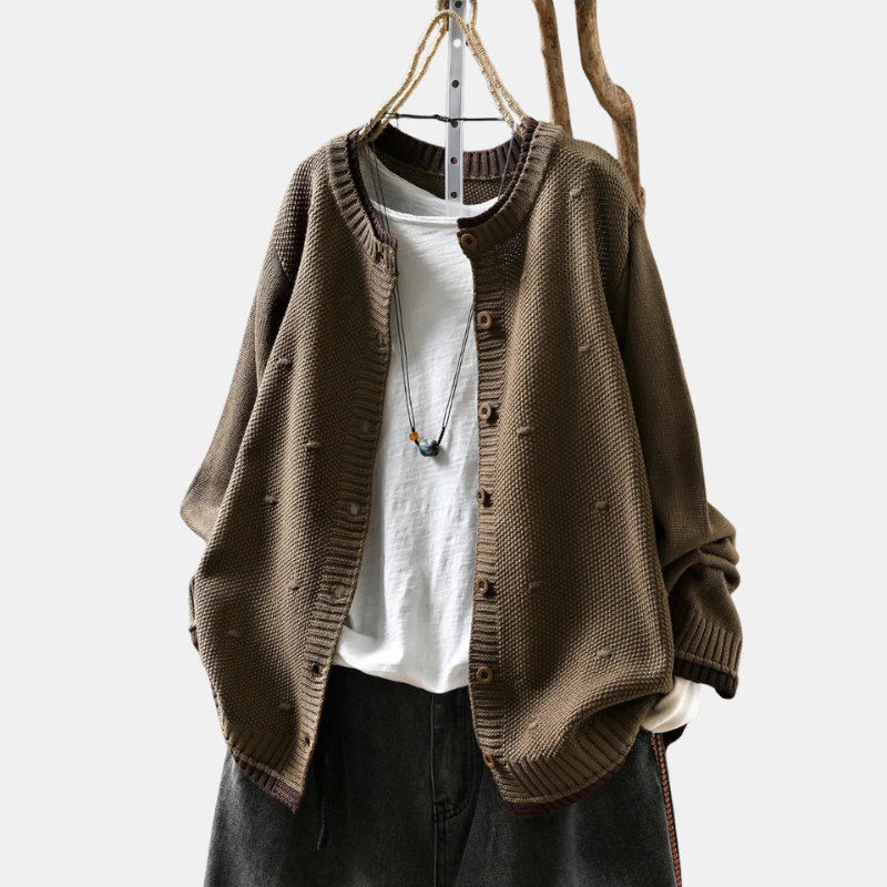 Celine | Textured Cardigan