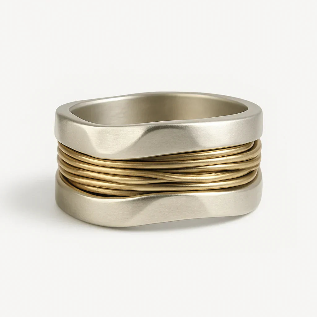 ANNA | SILVER-GOLD RING