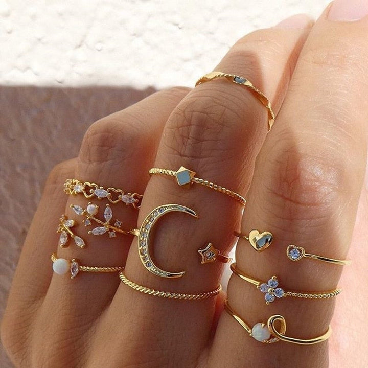Lorea™ - Starry Elegance Ring Set