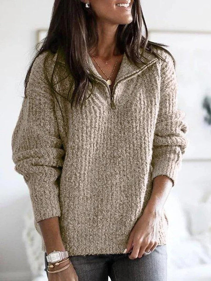 Margo | Soft Zip Comfort Sweater